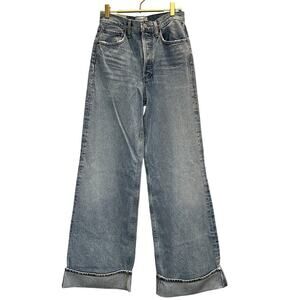 AGOLDE – Dame High Rise Wide Leg Jeans (Showdown) – 23